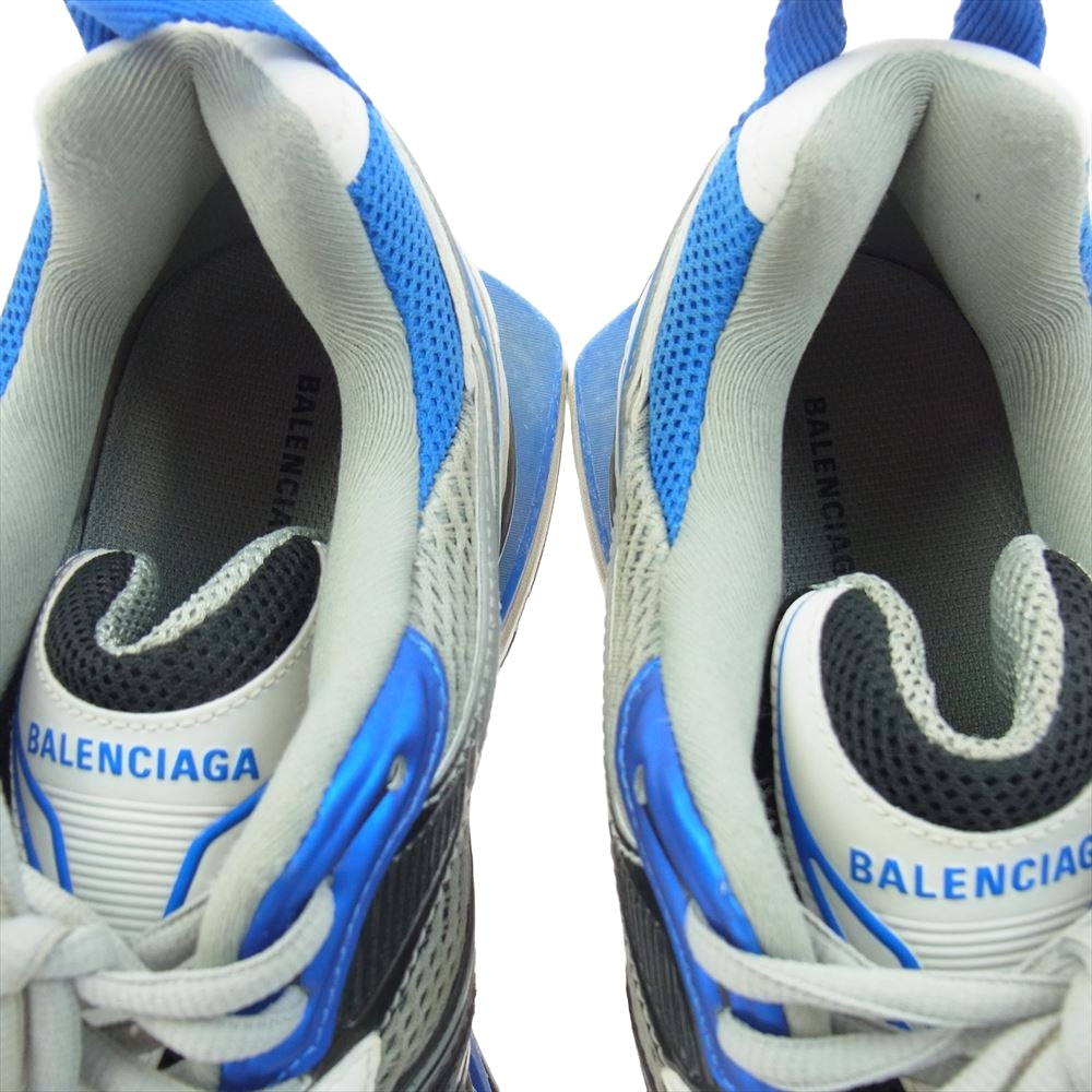 BALENCIAGA バレンシアガ 653871 W2RA4 X PANDER エックス パンダー サスペンデッド ヒール デザイン スニーカー グレー系 ブルー系 27.5cm【中古】