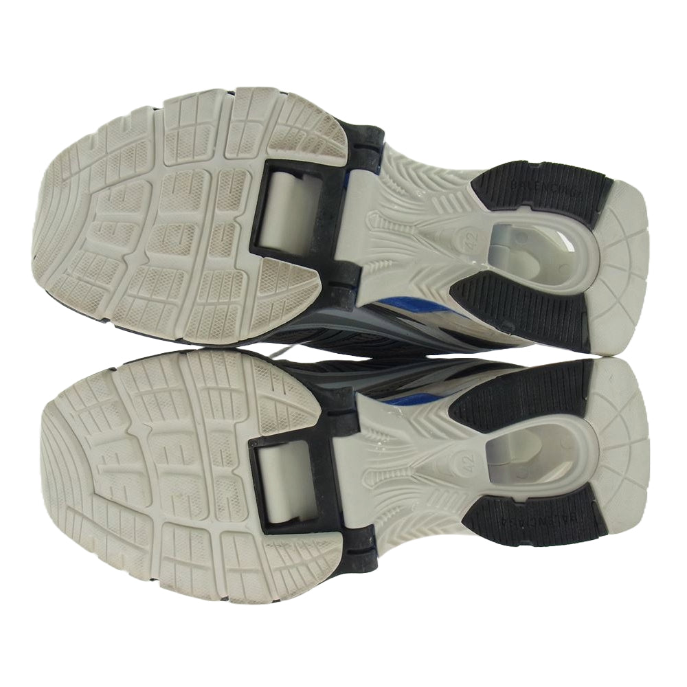 BALENCIAGA バレンシアガ 653871 W2RA4 X PANDER エックス パンダー サスペンデッド ヒール デザイン スニーカー グレー系 ブルー系 27.5cm【中古】