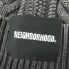 NEIGHBORHOOD ネイバーフッド 24AW 24213NH-HT01 WASHED CABLE BEANIE ストーン バイオウォッシュ加工ビーニー ケーブル編み ニットキャップ ブラック系 F【極上美品】【中古】