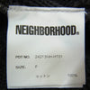 NEIGHBORHOOD ネイバーフッド 24AW 24213NH-HT01 WASHED CABLE BEANIE ストーン バイオウォッシュ加工ビーニー ケーブル編み ニットキャップ ブラック系 F【極上美品】【中古】