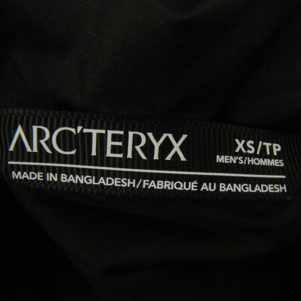ARC'TERYX アークテリクス X00000955602 ATOM HOODY M アトム フーディ 中綿 ジャケット ブラック系 XS【中古】