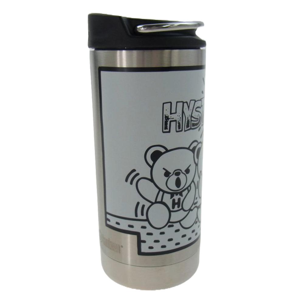 HYSTERIC GLAMOUR ヒステリックグラマー 01213QG12 klean kanteen クリーンカンティーン HYS PARTY Tkwide ヒスパーティ インスレートボトル 水筒 ステンレスボトル シルバー系 ホワイト系 FREE【新古品】【未使用】【中古】
