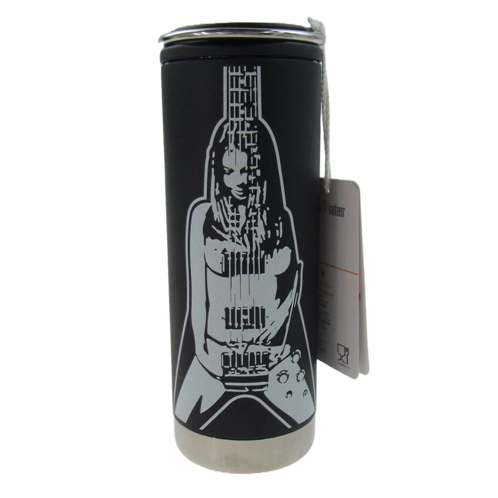 HYSTERIC GLAMOUR ヒステリックグラマー 01213QG13 klean kanteen クリーンカンティーン GUITAR GIRL Tkwide ギターガール インスレートボトル 水稲 ステンレスボトル ブラック系【新古品】【未使用】【中古】