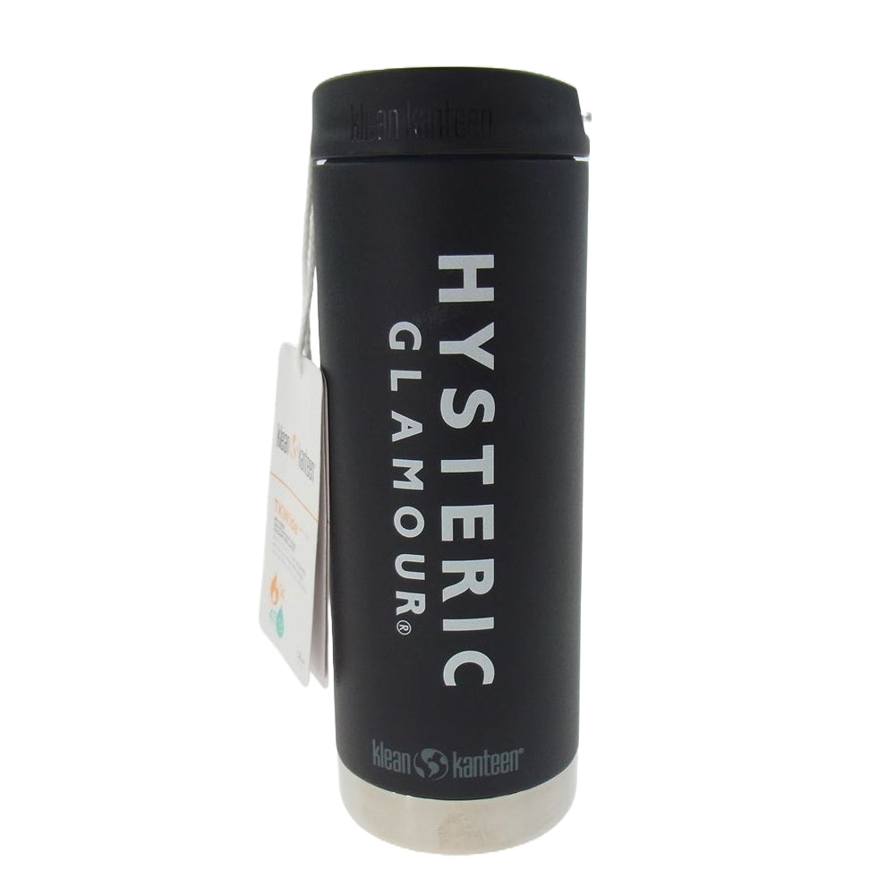 HYSTERIC GLAMOUR ヒステリックグラマー 01213QG13 klean kanteen クリーンカンティーン GUITAR GIRL Tkwide ギターガール インスレートボトル 水稲 ステンレスボトル ブラック系【新古品】【未使用】【中古】