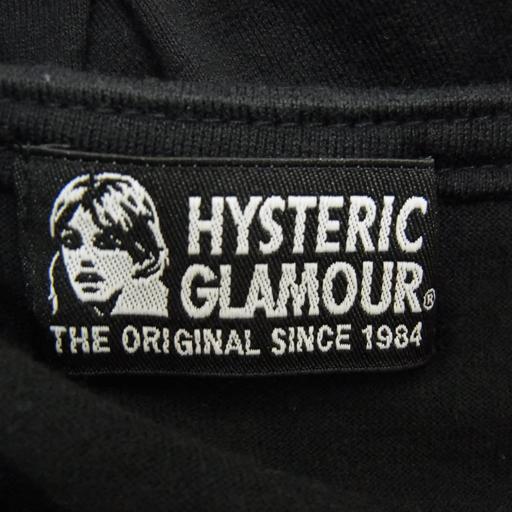 HYSTERIC GLAMOUR ヒステリックグラマー 21SS 01212CT02 ヒスガール プリント Tシャツ 半袖カットソー ブラック系 FREE【中古】