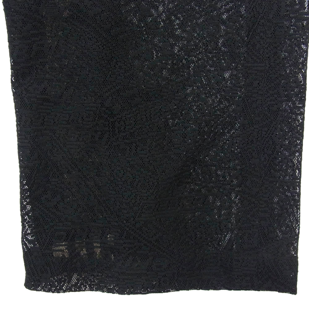 HYSTERIC GLAMOUR ヒステリックグラマー 23SS 01231AP04 STACKING LOGO ロゴライン ジャカードトラックパンツ ブラック系 S【新古品】【未使用】【中古】