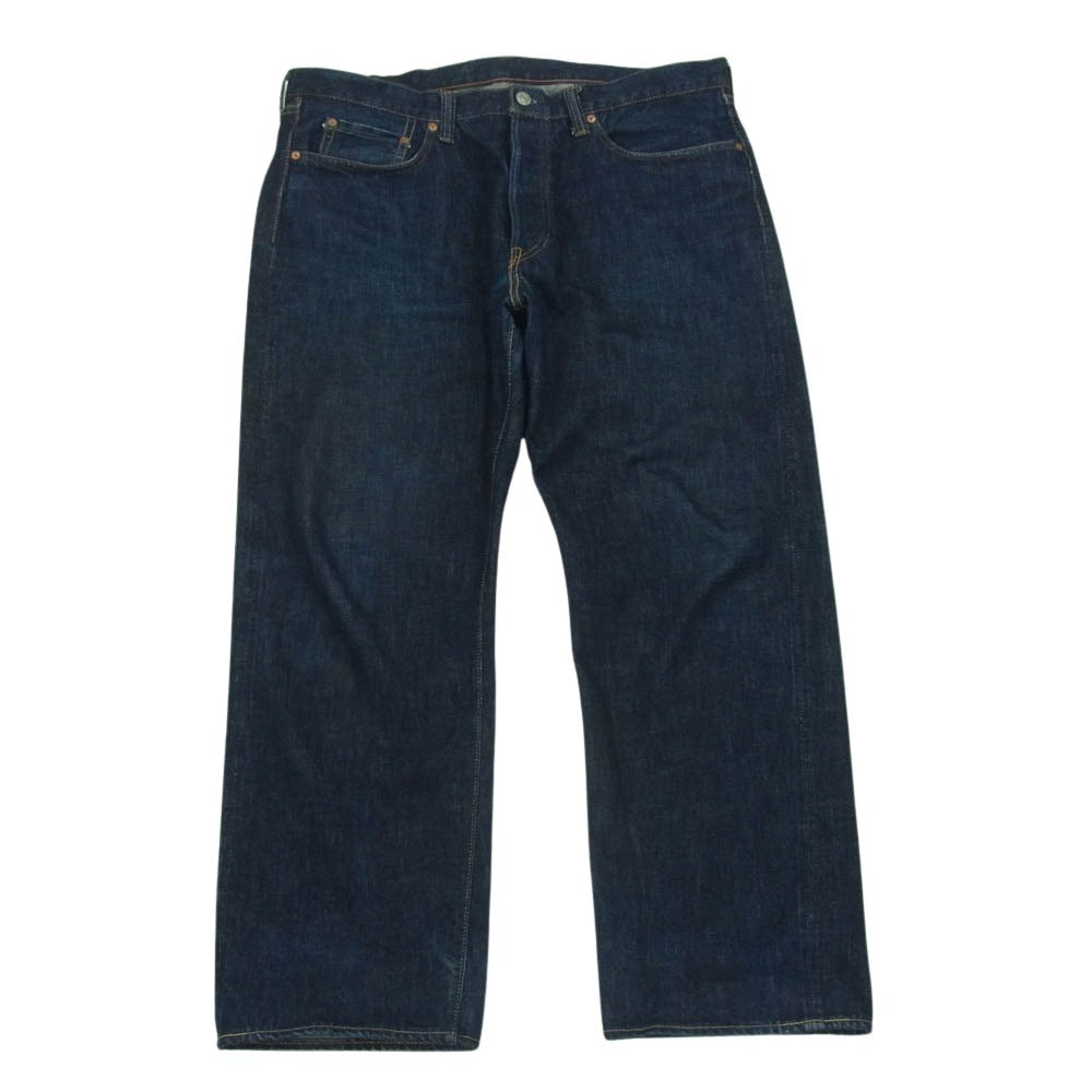 FULLCOUNT フルカウント 1101 ボタンフライ セルビッチ デニム パンツ 日本製 インディゴブルー系 W38 L36【中古】