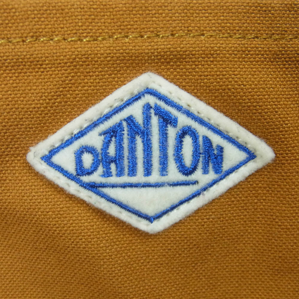 Danton ダントン 13A-SL-003 コットン ダック ベイカー パンツ 中国製 イエロー系 黄土色系 40【中古】