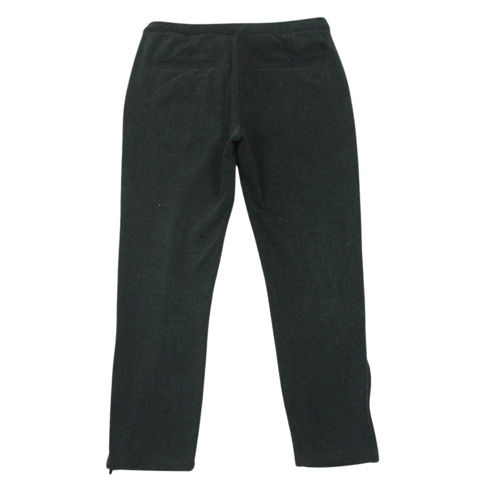 THE NORTH FACE ノースフェイス NBW81610 Warm Jersey Pants ウォーム ジャージー ジップ パンツ ダークグレー系 L【中古】