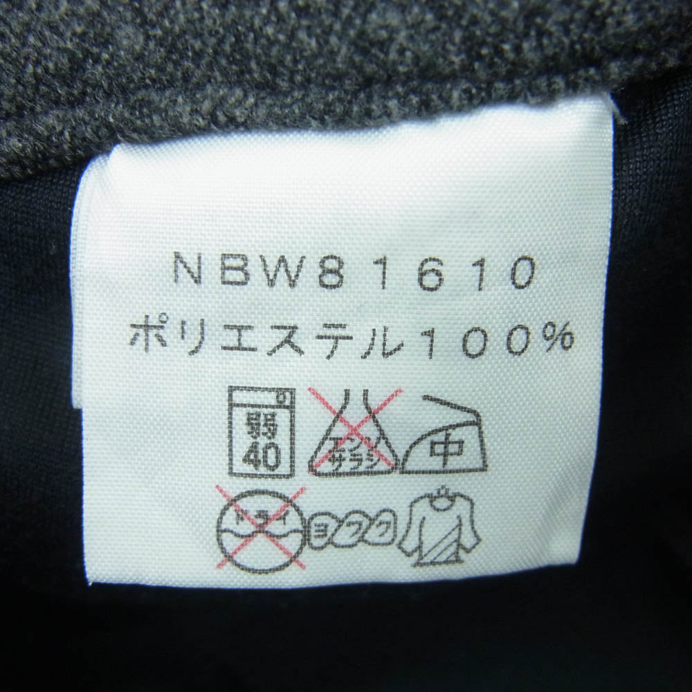 THE NORTH FACE ノースフェイス NBW81610 Warm Jersey Pants ウォーム ジャージー ジップ パンツ ダークグレー系 L【中古】