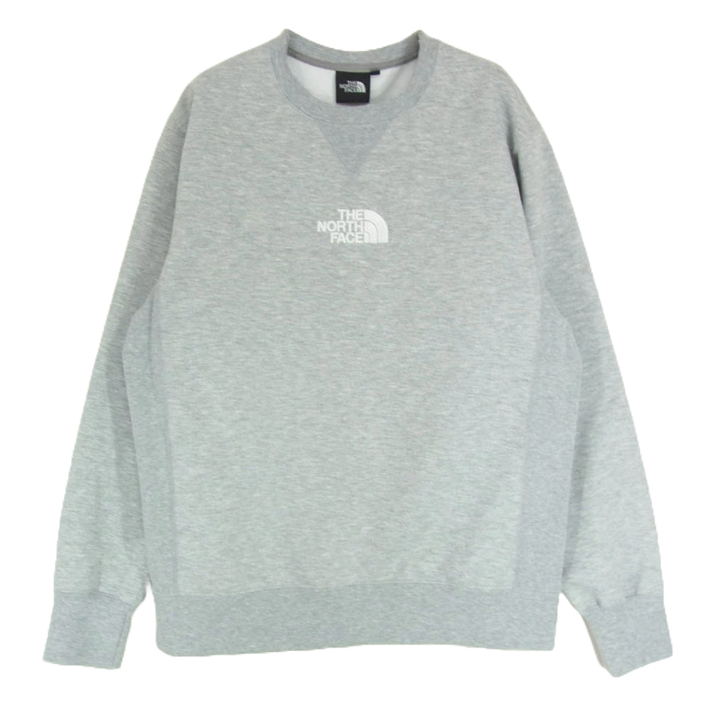 THE NORTH FACE ノースフェイス NT61902X ロゴ スウェット トレーナー グレー系 L【美品】【中古】