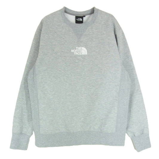 THE NORTH FACE ノースフェイス NT61902X ロゴ スウェット トレーナー グレー系 L【美品】【中古】