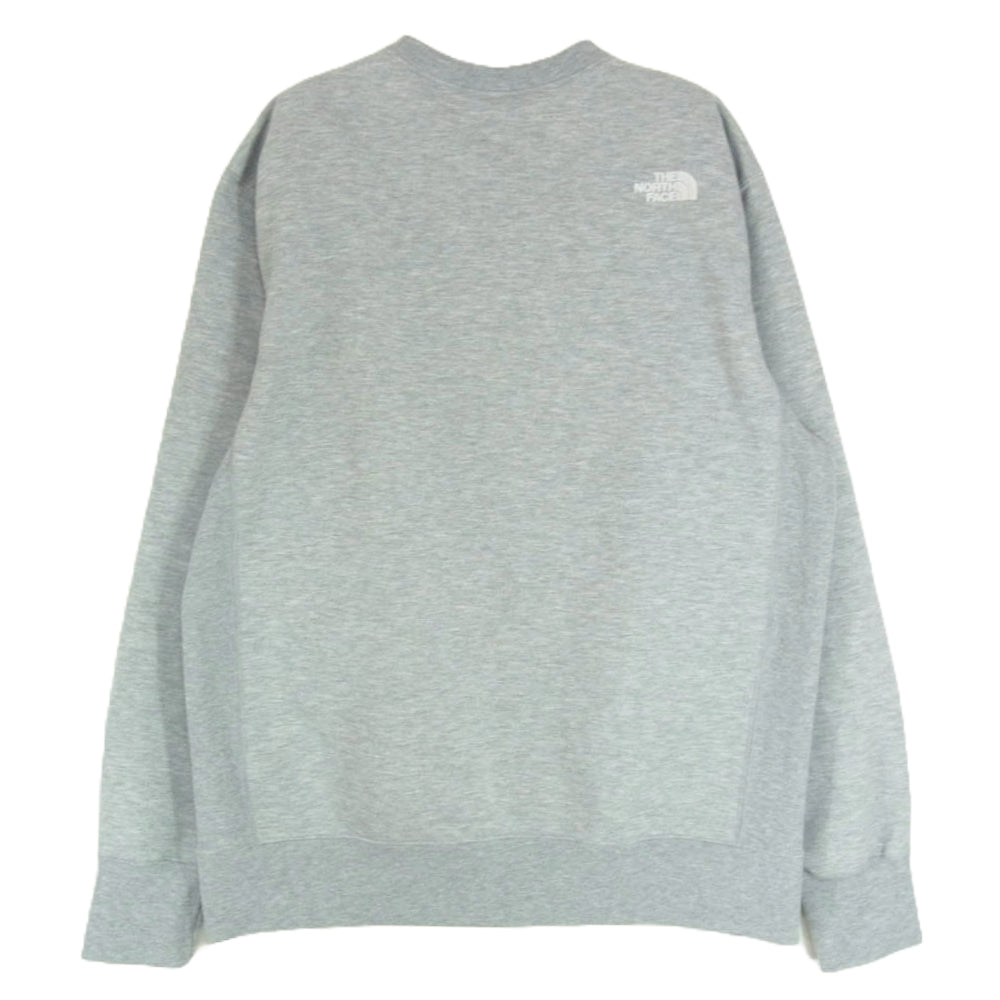 THE NORTH FACE ノースフェイス NT61902X ロゴ スウェット トレーナー グレー系 L【美品】【中古】