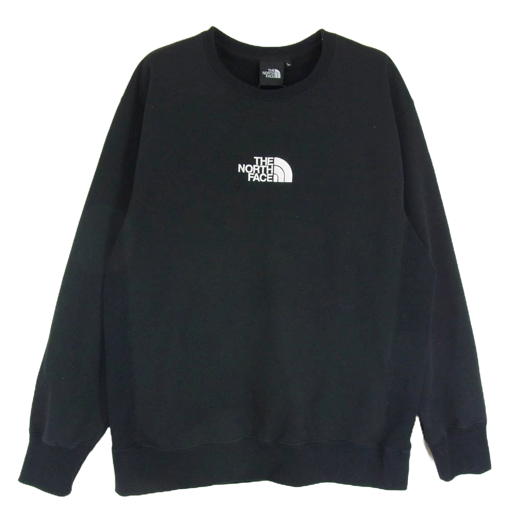 THE NORTH FACE ノースフェイス NT62002X ロゴ スウェット トレーナー ブラック系 L【中古】