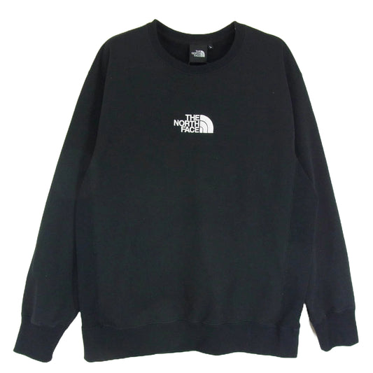 THE NORTH FACE ノースフェイス NT62002X ロゴ スウェット トレーナー ブラック系 L【中古】