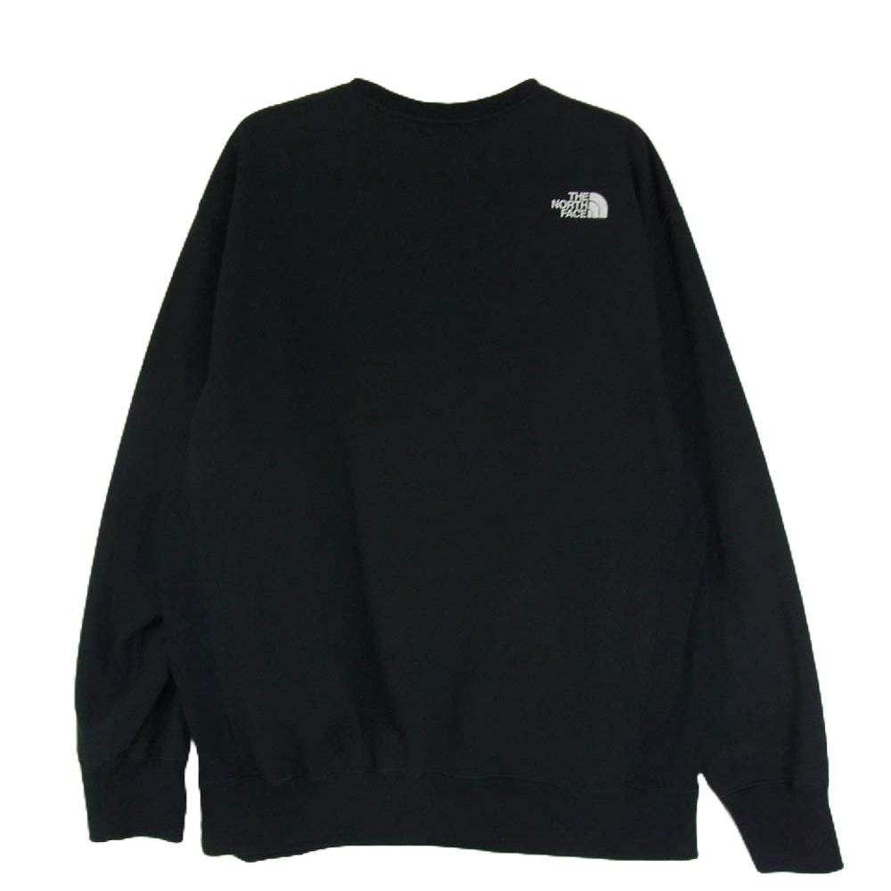 THE NORTH FACE ノースフェイス NT62002X ロゴ スウェット トレーナー ブラック系 L【中古】