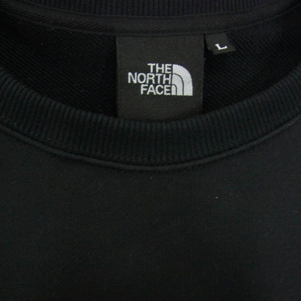 THE NORTH FACE ノースフェイス NT62002X ロゴ スウェット トレーナー ブラック系 L【中古】