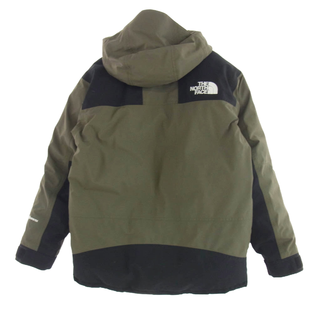 THE NORTH FACE ノースフェイス ND91930 Mountain Down Jacket GORE-TEX マウンテン ダウン ジャケット ゴアテックス カーキ系 M【中古】