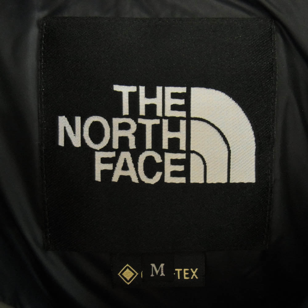 THE NORTH FACE ノースフェイス ND91930 Mountain Down Jacket GORE-TEX マウンテン ダウン ジャケット ゴアテックス カーキ系 M【中古】