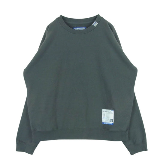 MIHARA YASUHIRO ミハラヤスヒロ I12PO502 French Terry Pullover Sweatshirt スウェット シャツ グレー系 48【美品】【中古】