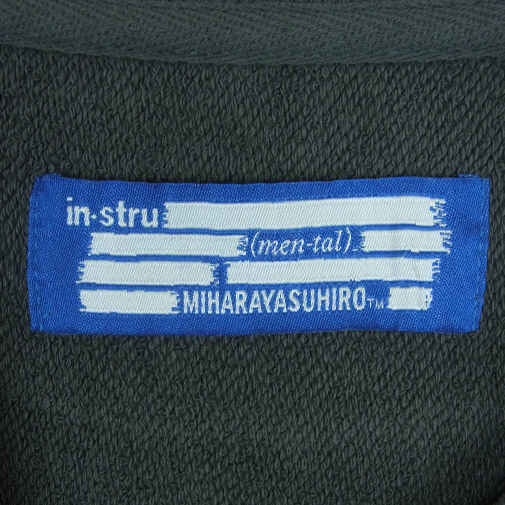 MIHARA YASUHIRO ミハラヤスヒロ I12PO502 French Terry Pullover Sweatshirt スウェット シャツ グレー系 48【美品】【中古】