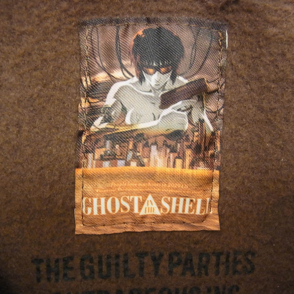 WACKO MARIA ワコマリア GITS-WM-SS01) GHOST IN THE SHELL CREW NECK SWEAT SHIRT 攻殻機動隊 スウェット シャツ ブラウン系 2XL【中古】