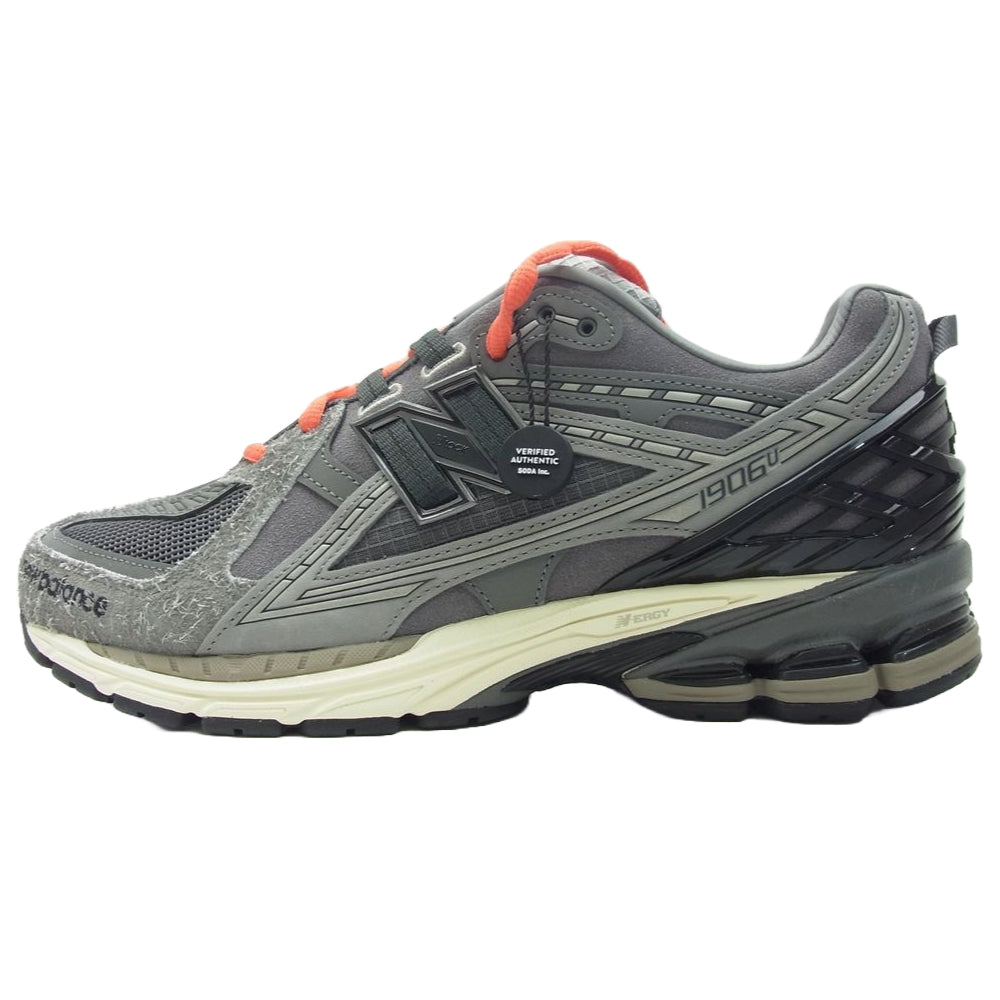 NEW BALANCE ニューバランス U1906NGC × N.HOOLYWOOD TEST Product Exchange Service × INVINCIBLE 1906U Grey Charcoal Orange エヌハリウッド テスト プロダクト エクスチェンジ サービス × インビンシブル グレー チャコール オレンジ スニーカー 26.5cm【新古品】【未使用】【中古】