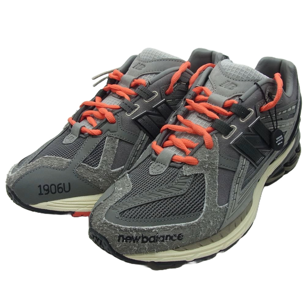 NEW BALANCE ニューバランス U1906NGC × N.HOOLYWOOD TEST Product Exchange Service × INVINCIBLE 1906U Grey Charcoal Orange エヌハリウッド テスト プロダクト エクスチェンジ サービス × インビンシブル グレー チャコール オレンジ スニーカー 26.5cm【新古品】【未使用】【中古】