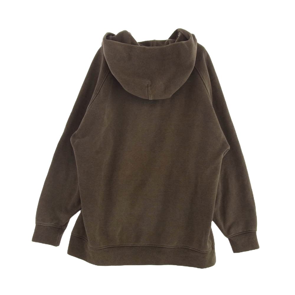 VISVIM ビズビム 17SS 0117105010012 JUMBO HOODIE P.O. (N.D.). ジャンボ フ－ディ プルオーバー スウェット パーカー ヴィンテージ USED 加工 サイズ5 ブラウン系 5【中古】