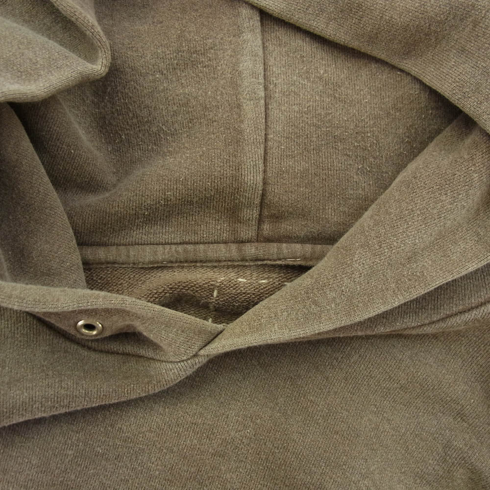 VISVIM ビズビム 17SS 0117105010012 JUMBO HOODIE P.O. (N.D.). ジャンボ フ－ディ プルオーバー スウェット パーカー ヴィンテージ USED 加工 サイズ5 ブラウン系 5【中古】
