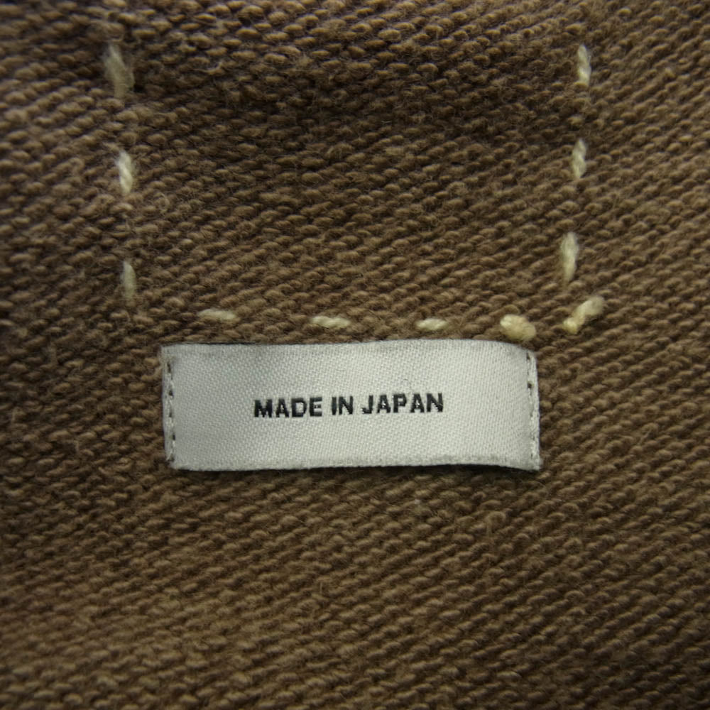 VISVIM ビズビム 17SS 0117105010012 JUMBO HOODIE P.O. (N.D.). ジャンボ フ－ディ プルオーバー スウェット パーカー ヴィンテージ USED 加工 サイズ5 ブラウン系 5【中古】