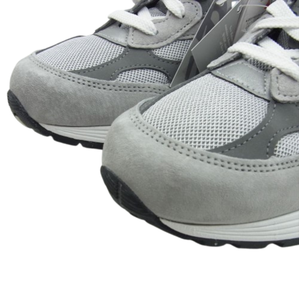 NEW BALANCE ニューバランス U992GY USA製 992 Gray グレイ スエード ローカット メッシュ スニーカー グレー系 26.5cm【新古品】【未使用】【中古】