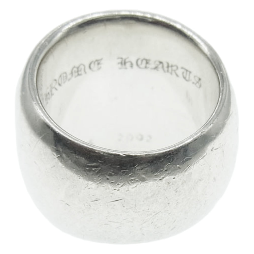 CHROME HEARTS クロムハーツ（原本無） GALF購入証明書付 CLASSIC OVAL STAR クラシック オーバル スター リング シルバー系 20号【中古】