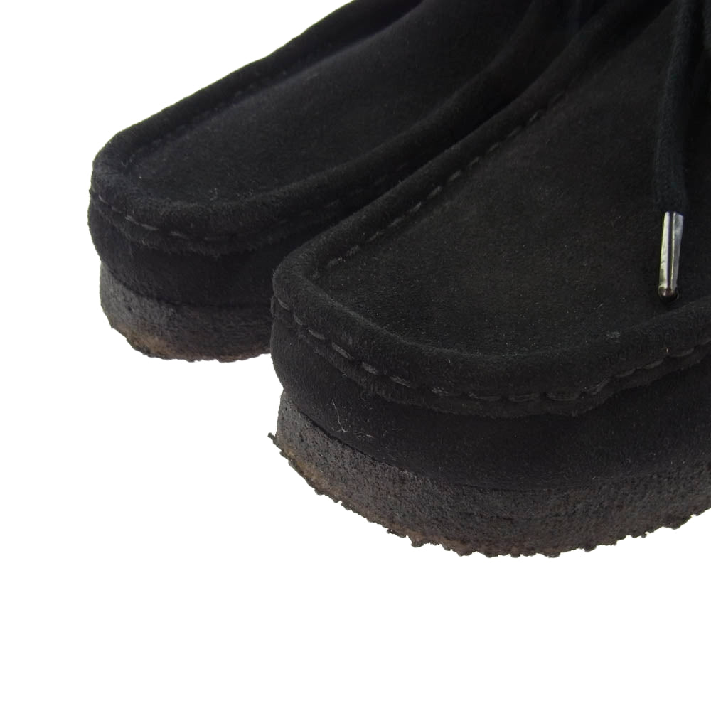 Clarks クラークス 26773 Originals Wallabe ワラビー スエード ブーツ ブラック系 UK7【中古】