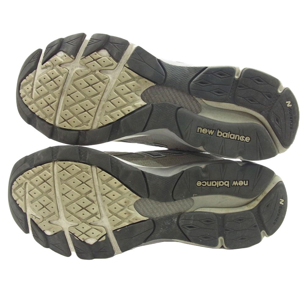 NEW BALANCE ニューバランス M990GY3 USA製 990v3 スエード メッシュ スニーカー グレー系 27cm【中古】