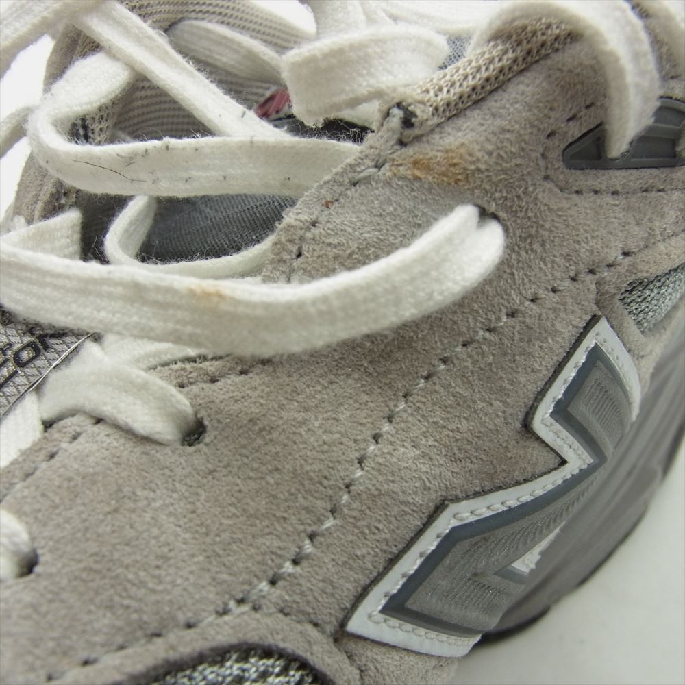NEW BALANCE ニューバランス M990GY3 USA製 990v3 スエード メッシュ スニーカー グレー系 27cm【中古】
