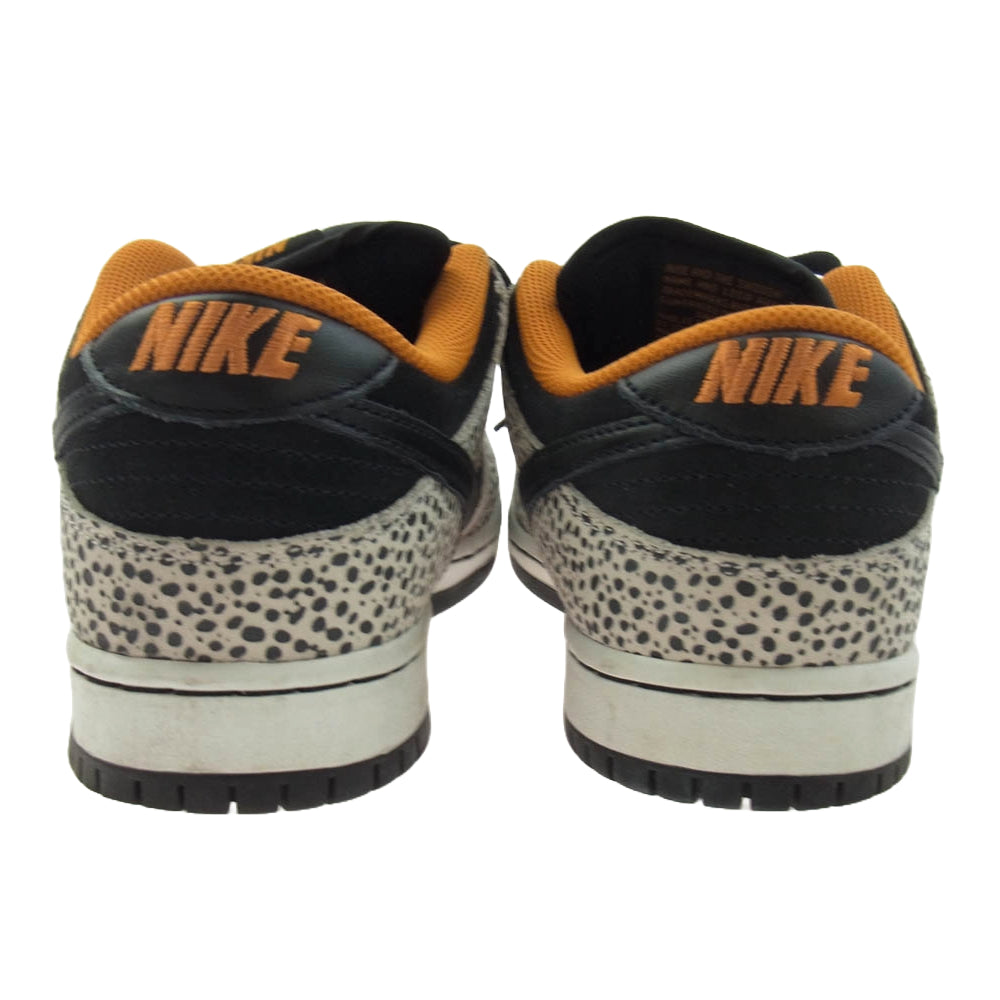 NIKE ナイキ FZ1233-002 SB Dunk Low Pro Electric Safari Phantom and Black ダンク ロー プロ エレクトリック サファリ ファントム アンド ブラック スニーカー グレー系 オレンジ系 26.5cm【中古】