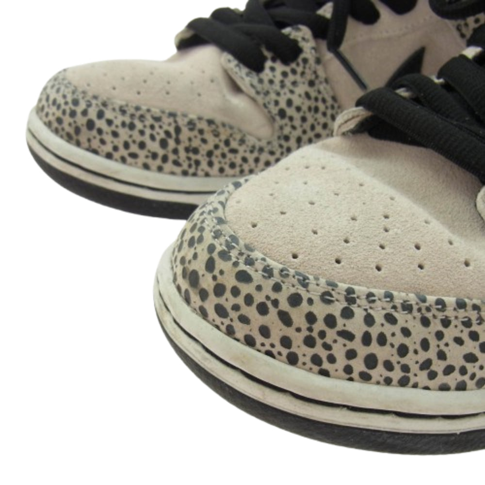 NIKE ナイキ FZ1233-002 SB Dunk Low Pro Electric Safari Phantom and Black ダンク ロー プロ エレクトリック サファリ ファントム アンド ブラック スニーカー グレー系 オレンジ系 26.5cm【中古】