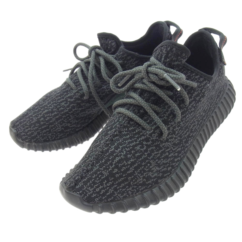 adidas アディダス BB5350 YEEZY Boost 350 Pirate Black イージーブースト350 パイレート ブラック スニーカー 27cm【中古】