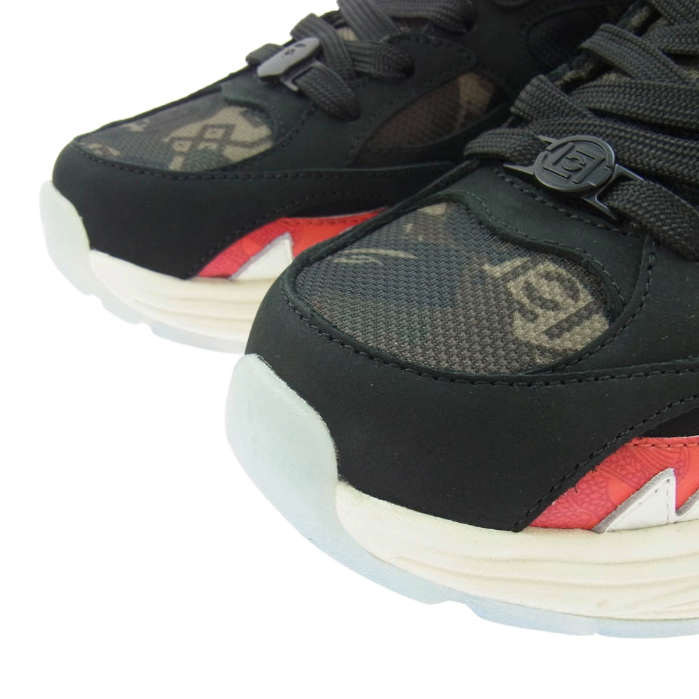 A BATHING APE アベイシングエイプ BAPE X CLOT SHARK STA クロット シャーク スター スニーカー ブラック系 26.5cm【美品】【中古】