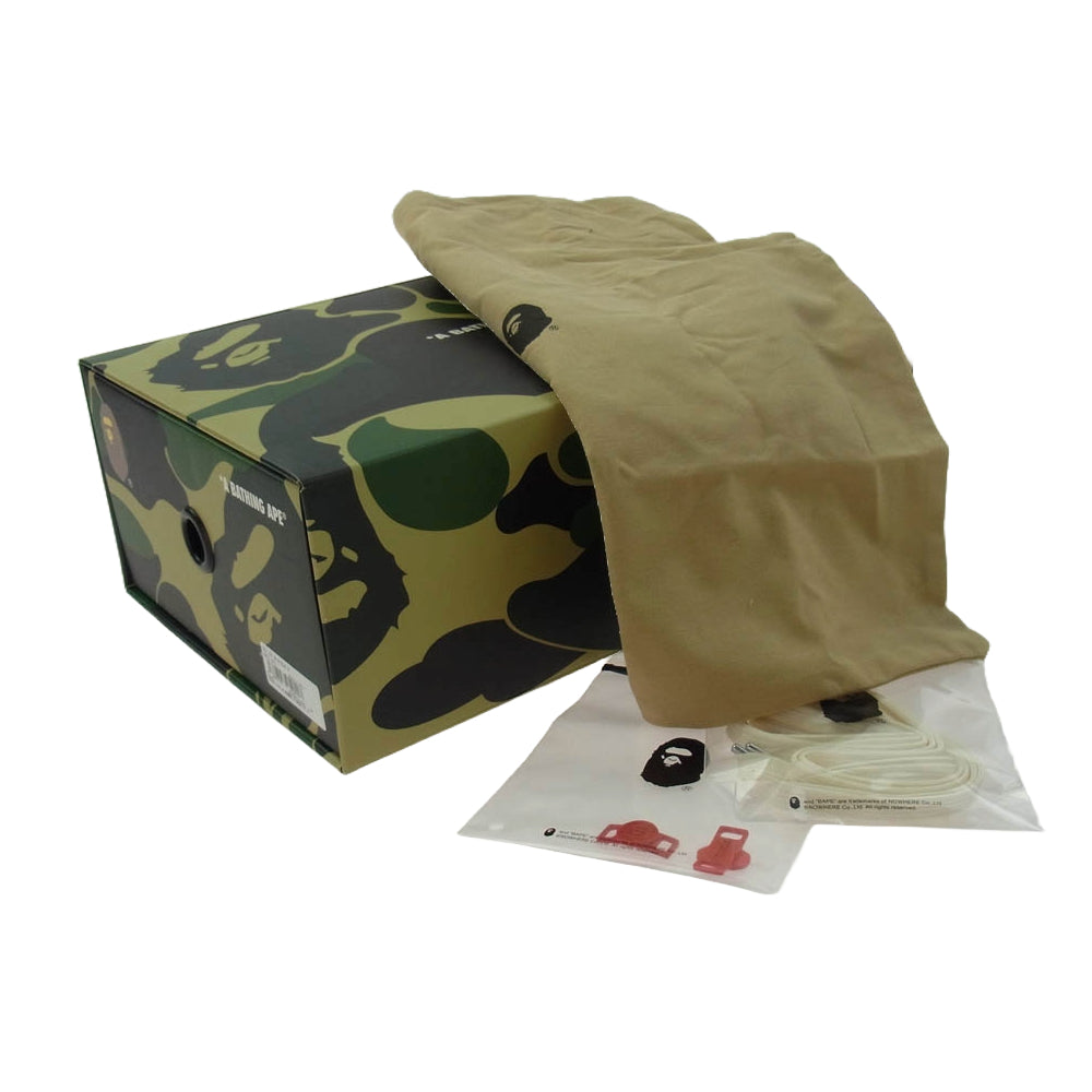 A BATHING APE アベイシングエイプ BAPE X CLOT SHARK STA クロット シャーク スター スニーカー ブラック系 26.5cm【美品】【中古】