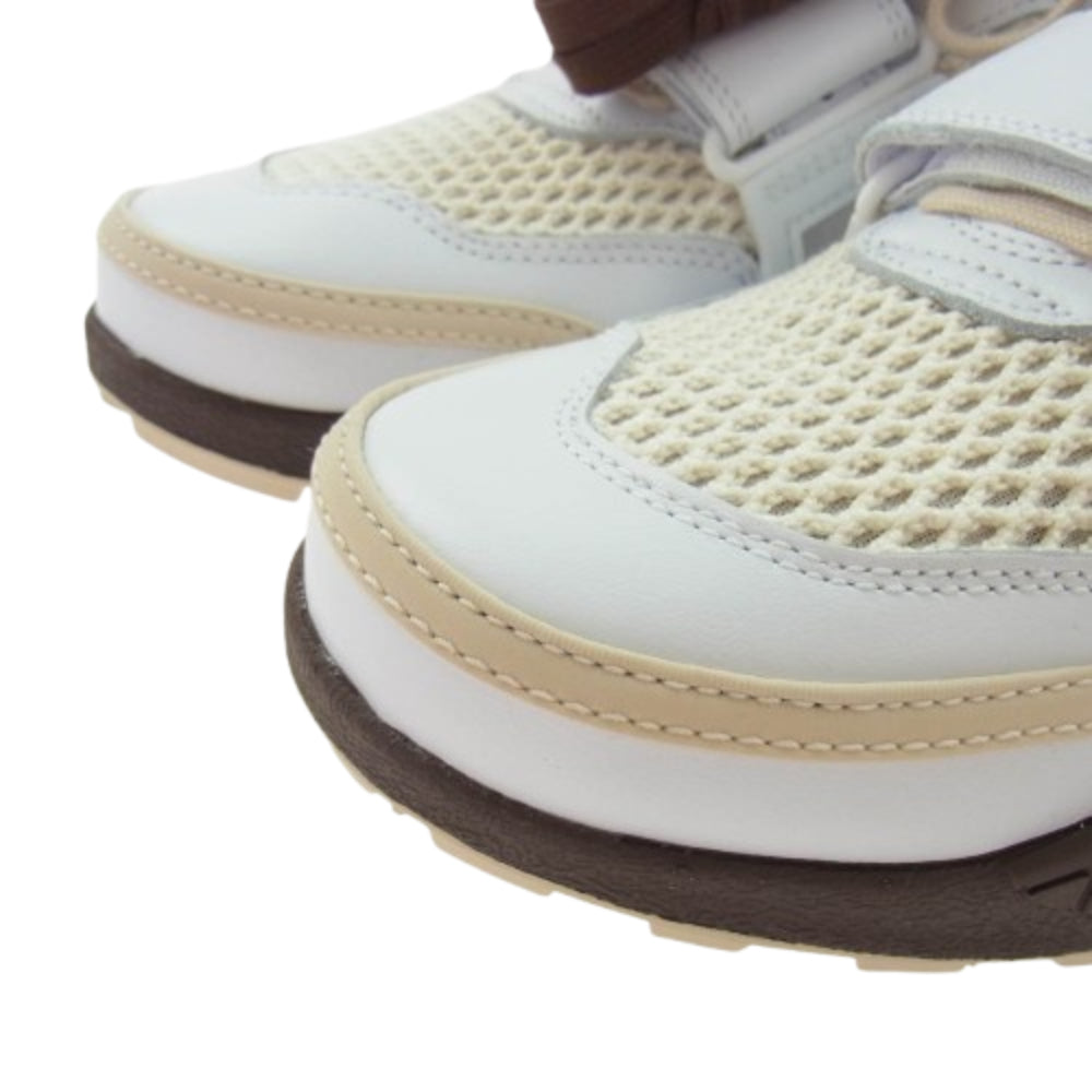 NIKE ナイキ HQ3073-100 × Travis Scott トラヴィススコット Zoom Field Jaxx White and Light Chocolate ズームフィールドジャックス スニーカー ブラウン系 ホワイト系 27cm【新古品】【未使用】【中古】
