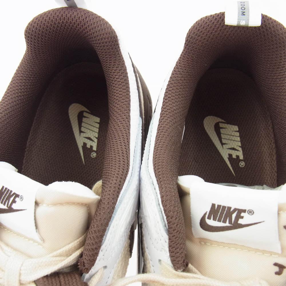 NIKE ナイキ HQ3073-100 × Travis Scott トラヴィススコット Zoom Field Jaxx White and Light Chocolate ズームフィールドジャックス スニーカー ブラウン系 ホワイト系 27cm【新古品】【未使用】【中古】