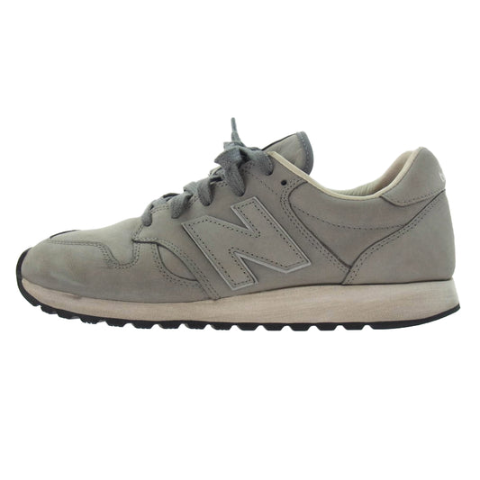 NEW BALANCE ニューバランス U520SUA UNITED ARROWS別注 ロー カット スニーカー ヌバックレザー グレー グレー系 27.5cm【中古】
