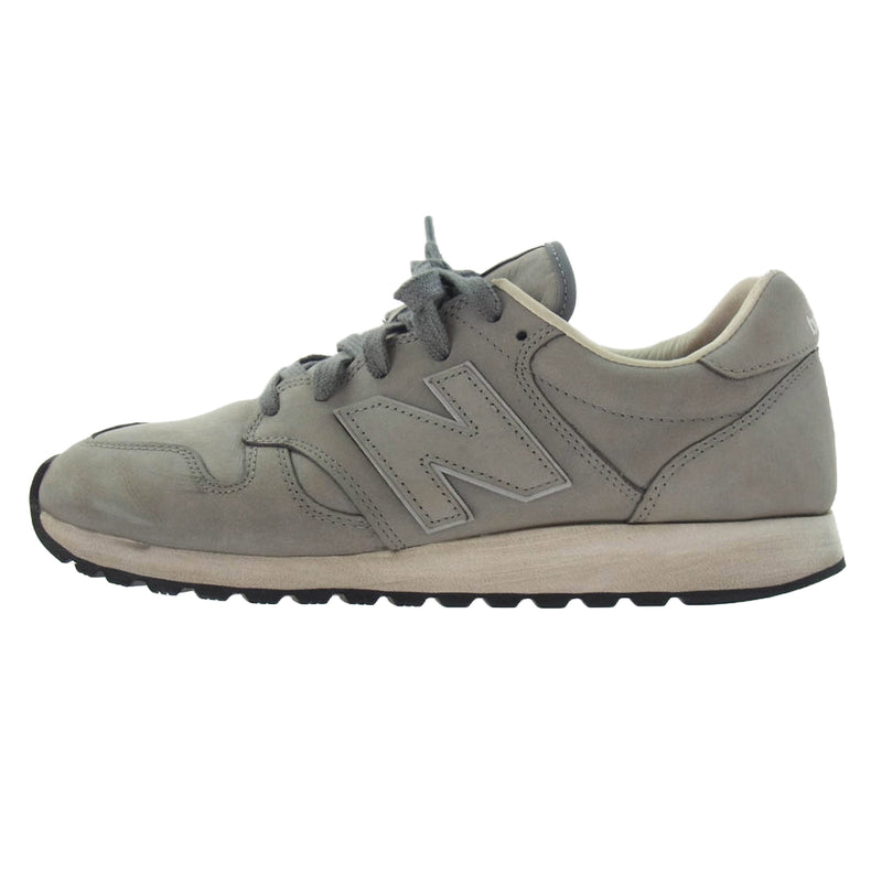 NEW BALANCE ニューバランス U520SUA UNITED ARROWS別注 ロー カット スニーカー ヌバックレザー グレー グレー系 27.5cm【中古】