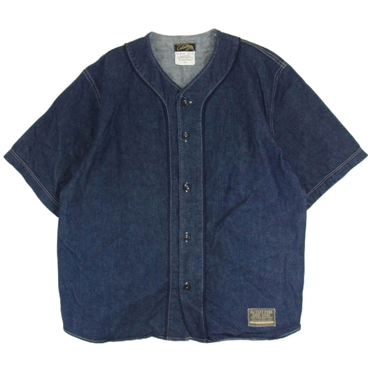 COLIMBO コリンボ BD-02 DOOLITTLE BASEBALL SHIRT ドリトル インディゴ デニム ベースボール シャツ インディゴブルー系 M【中古】