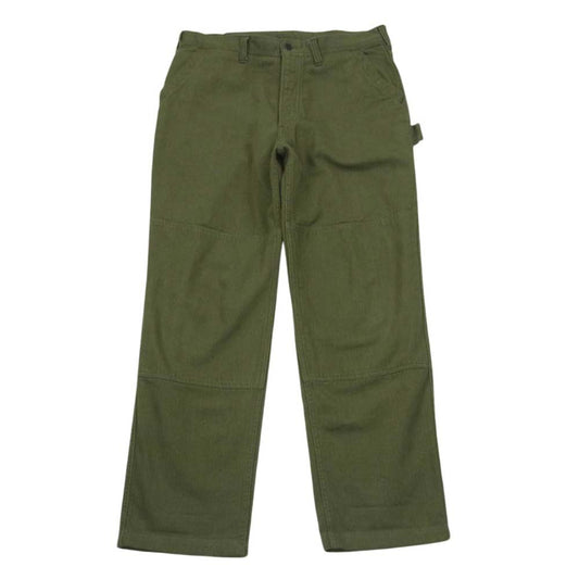 FREEWHEELERS フリーホイーラーズ GREASE MONKEY OVERALLS グリースモンキー オーバーオールズ パンツ グリーン系 34 × 32【中古】