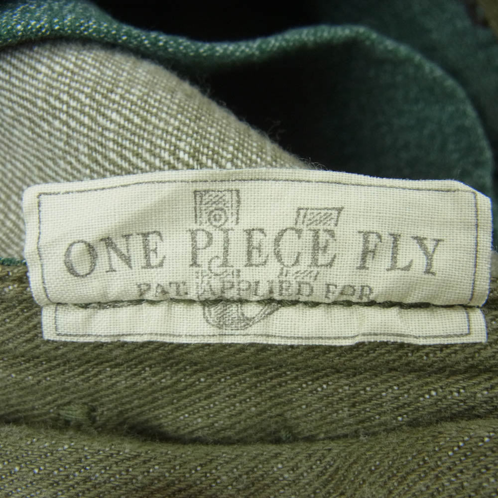 FREEWHEELERS フリーホイーラーズ GREASE MONKEY OVERALLS グリースモンキー オーバーオールズ パンツ グリーン系 34 × 32【中古】