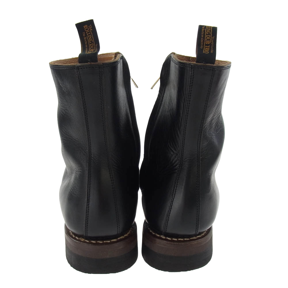 ROLLING DUB TRIO ローリングダブトリオ RDT-A14 CASPER キャスパー 茶芯 ホースハイド ホーウィン クロムエクセル レザー ブーツ ブラック系 26.5ｃｍ【中古】