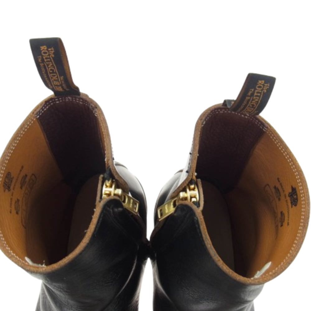 ROLLING DUB TRIO ローリングダブトリオ RDT-A14 CASPER キャスパー 茶芯 ホースハイド ホーウィン クロムエクセル レザー ブーツ ブラック系 26.5ｃｍ【中古】